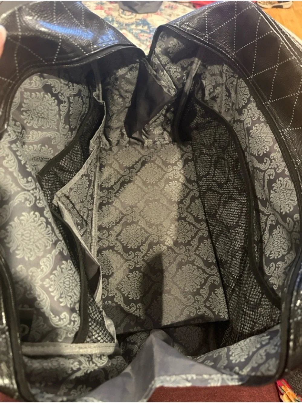 Mary Kay Business Black Cream Zippered Makeup Skincare Tools Travel Tote